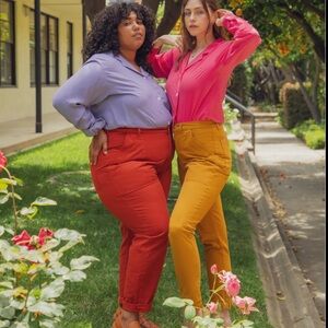 Big Bud Press Women's  Pencil Pants in Mustard